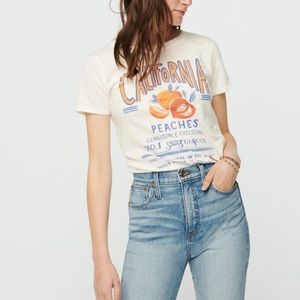 J Crew California Peaches T Shirt